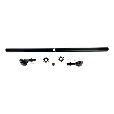 Apex Chassis - Apex Chassis KIT153 Drag Link Kit 1Ton Black Aluminum Yes Flip for 07-18 Jeep JK