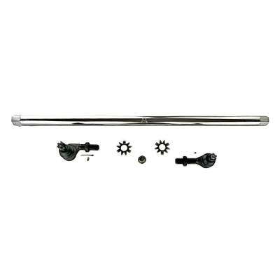 Apex Chassis - Apex Chassis KIT158 Drag Link 1 Ton Polished Aluminum Yes Flip for 07-18 Jeep JK