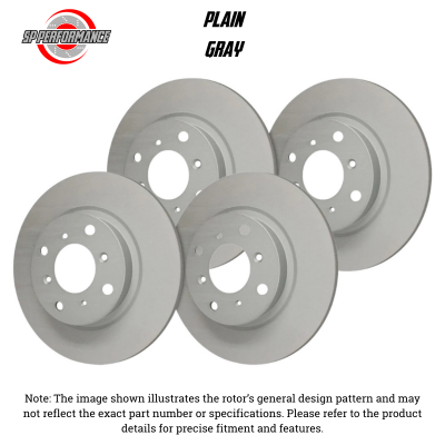 SP Performance - SP Performance KT-FRR-P-G-012398 86-89 Ford Taurus Disc Brake Rotors Kit