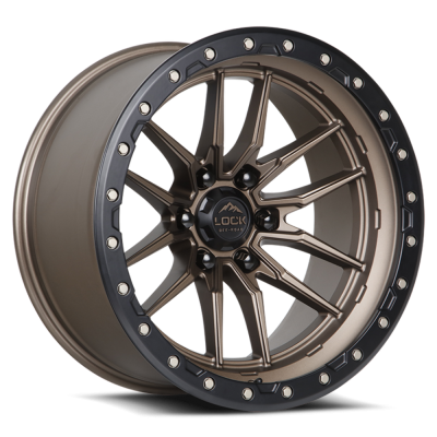 Lock Off-Road - Lock Off-Road Wheel KRAWLER-179069MRMBR KRAWLER 17X9 6x5.5 1mm Bronze