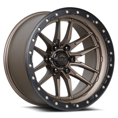 Lock Off-Road - Lock Off-Road Wheel KRAWLER 18X9 6x5.5 -12mm Bronze KRAWLER-8969MRMBR