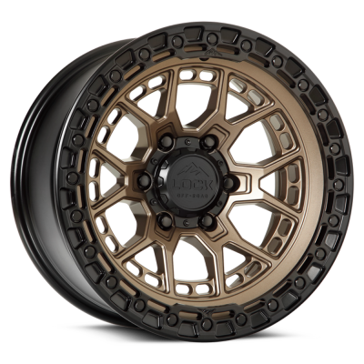 Lock Off-Road - Lock Off-Road COMMANDO-2186MRMBR Commando 20X10 8x6.5 -18mm Bronze/Black
