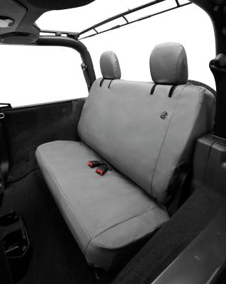 Bestop - Bestop 29292-09 Polyester Rear Seat Cover Charcoal for 18-23 Wrangler JL 2DR