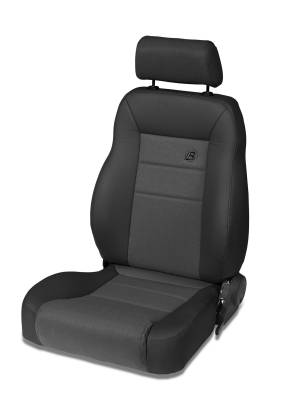 Bestop - Bestop 39460-15 Trailmax II Pro Fabric/Vinyl Front Seat Blk for 76-86 CJ7/YJ/TJ