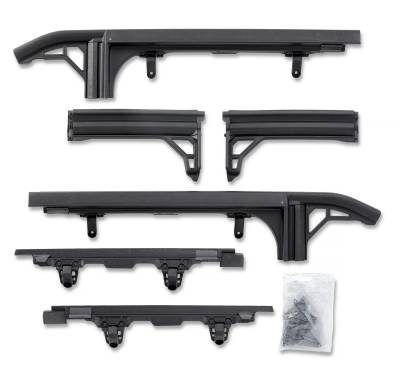 Bestop - Bestop 55024-01 Front/Rear Factory Style Door Surrounds for 18-26 Wrangler JL