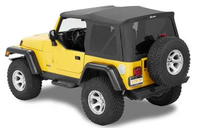 Bestop - Bestop 54720-15 Supertop NX Soft Top Black Denim for 97-06 Jeep Wrangler TJ