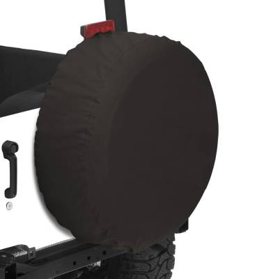 Bestop - Bestop 61028-01 Universal Spare Tire Cover for 28x8" Tire Black Crush