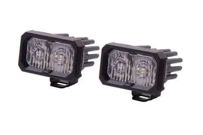 Diode Dynamics - Diode Dynamics DD6382P Stage-2" LED Pod Sport White Driving Standard ABL Pair