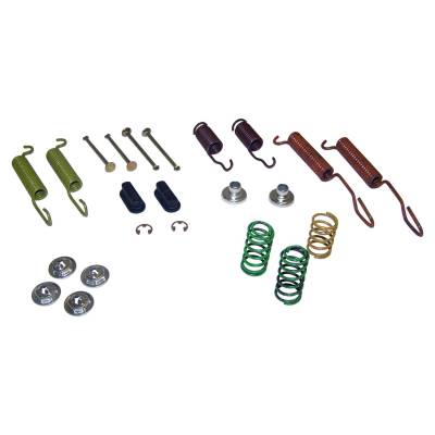 Crown Automotive Jeep Replacement - Crown Automotive H7128 Drum Brake Hardware Kit 79-88 for J20