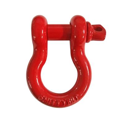 Smittybilt - Smittybilt 13047R Shackle 3/4" D-Rings 4.75 Tons Red Each