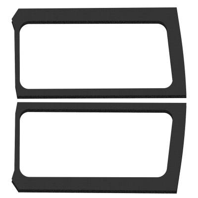 Design Engineering - Design Engineering 50272 Black Leather Look Rear Side Window for Wrangler JL 2DR
