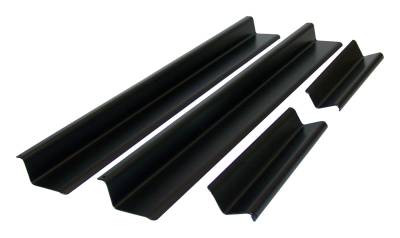 RT Offroad - RT Offroad RT26050 Black Entry Guard Set for 07-18 Jeep Wrangler JK 4DR