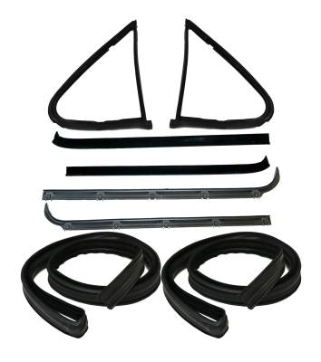Fairchild Industries - Fairchild Industries KF4922 8pc Driv/Pass Belt Weatherstrip Vent Window Seal Kit