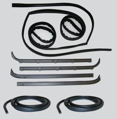 Fairchild Industries - Fairchild KF1001-8 Belt Weatherstrip Window Channel Door Seal Kit Driv/Pass Side
