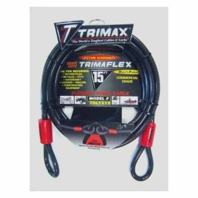 Trimax - Trimax TDL1510 TRIMAFLEX Dual Loop Multi-Use Cable 15' L x 10MM