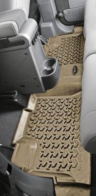 Rugged Ridge - Rugged Ridge 12950.01 Floor Liner Rear Black for Jeep Wrangler Unlimited