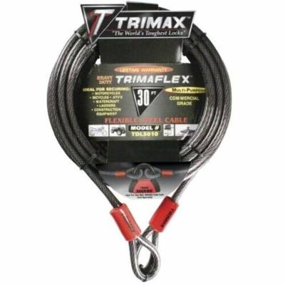 Trimax - Trimax TDL3010 Trimaflex Dual Loop Multi-Use Cable 30' L x10MM