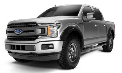 Bushwacker - Bushwacker Extend-a-Fender Front/Rear Fender Flares Black Ford F150 20947-02
