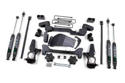 Zone Offroad - Zone Offroad ZONC4N 6" Lift Kit Zone Shock for 01-10 Silverado/Sierra 2500HD 4WD