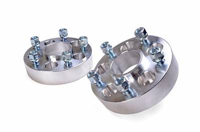 Rough Country Suspension Systems - Rough Country 5x4.5 to 5x5 Aluminum Wheel Adapters Pair for Jeep XJ/TJ 1092
