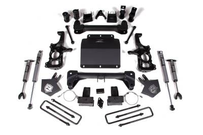 Zone Offroad - Zone Offroad ZONC43F 5" Fox Lift Kit for Silverado/Sierra 2500HD