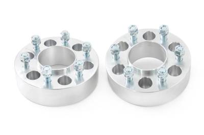 Rough Country Suspension Systems - Rough Country 2" 6x135 Aluminum Wheel Spacers Pair 04-14 Ford F150 10087