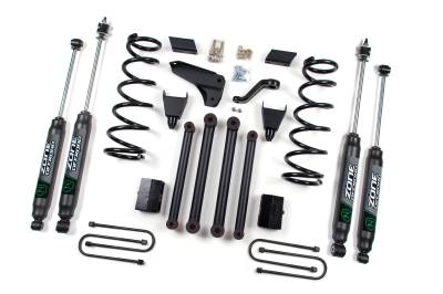 Zone Offroad - Zone Offroad ZOND18N 5" Coil Spring Lift Kit Zone Shocks for Ram 2500/3500 4WD