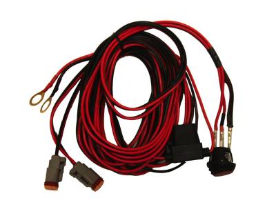 Rigid Industries - Rigid Industries 40195 15' Wiring Harness w/Switch Dually-Series