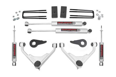 Rough Country Suspension Systems - Rough Country 3" Suspension Lift Kit 01-10 GM 2500 Truck/SUV 8596N2