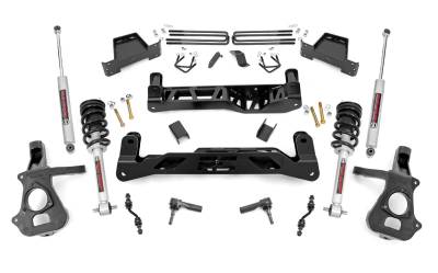 Rough Country Suspension Systems - Rough Country 7" Suspension Lift Kit 14-18 Silverado/Sierra 1500 RWD 23733