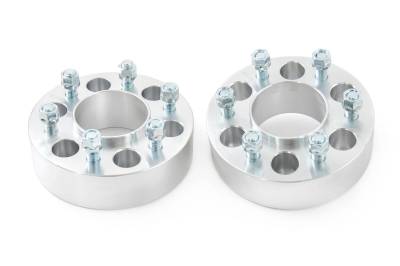 Rough Country Suspension Systems - Rough Country 2" 6x135 Aluminum Wheel Spacers Pair 15-24 Ford F150 10092