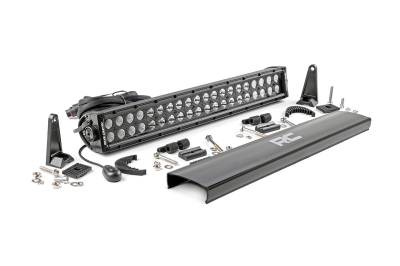 Rough Country Suspension Systems - Rough Country Black Series 20" Dual Row LED Light Bar EACH 70920BL