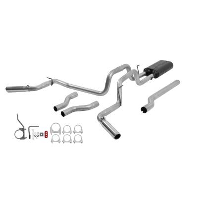 Flowmaster - Flowmaster 17438 American Thunder Cat-Back Exhaust System Aluminized