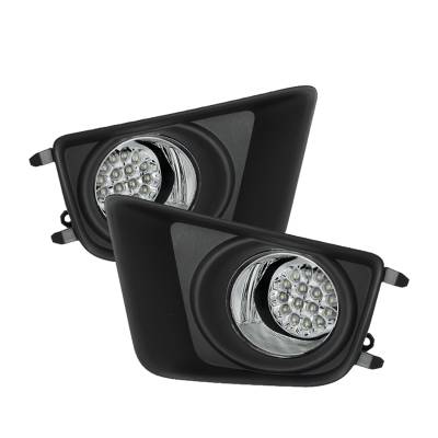 Spyder Auto - Spyder Auto 5075154 LED Black/Clear Fog Lights for 12-15 Tacoma