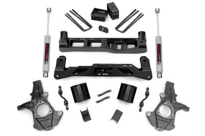 Rough Country Suspension Systems - Rough Country 5" Suspension Lift Kit 14-18 Silverado/Sierra 1500 RWD 24831