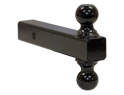 Buyers - Buyers Double-Ball Hitch Solid Shank w/Black Balls 1802215