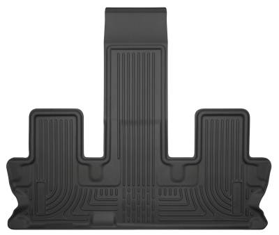 Husky Liners - Husky Liner Weatherbeater 3rd Row Floor Liners Black for Highlander 19601