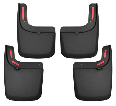 Husky Liners - Husky Liner Custom Front/Rear Mud Guards Black Ford Super Duty 58476