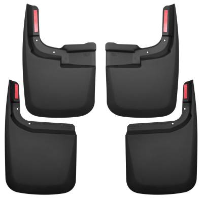 Husky Liners - Husky Liner Custom Front/Rear Mud Guards Black Ford Super Duty 58466