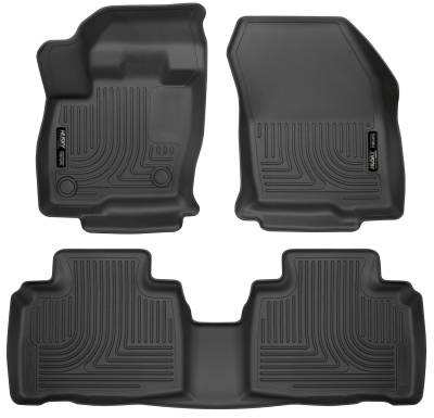 Husky Liners - Husky Liner Weatherbeater Front/Rear Floor Liners Black Ford Edge 98781