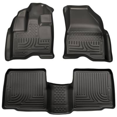 Husky Liners - Husky Liner Weatherbeater Front/Rear Floor Liners Black Lincoln MKS 98731