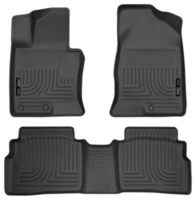 Husky Liners - Husky Liner Weatherbeater Front/Rear Floor Liners Black for Sonata 98851