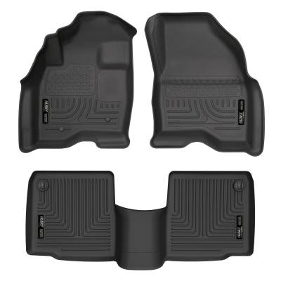 Husky Liners - Husky Liner Weatherbeater Front/Rear Floor Liners Black Ford Explorer 98761