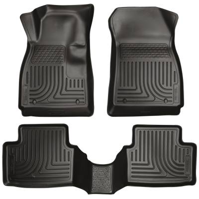 Husky Liners - Husky Liner Weatherbeater Front/Rear Floor Liners Black Chevrolet Sonic 98291
