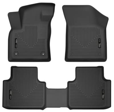 Husky Liners - Husky Liner Weatherbeater Front/Rear Floor Liners Black for VW Atlas 95661
