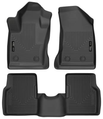 Husky Liners - Husky Liner Weatherbeater Front/Rear Floor Liners Black for Jeep Compass 95681