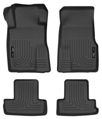Husky Liners - Husky Liner Weatherbeater Front/Rear Floor Liners Black Ford Mustang 98371