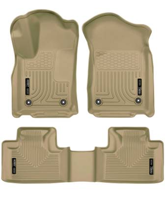 Husky Liners - Husky Liner Weatherbeater Front/Rear Floor Liners Tan for Gr. Cherokee 99153