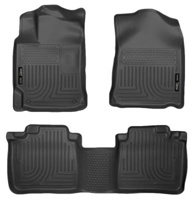 Husky Liners - Husky Liner Weatherbeater Front/Rear Floor Liners Black for Lexus RX 99551