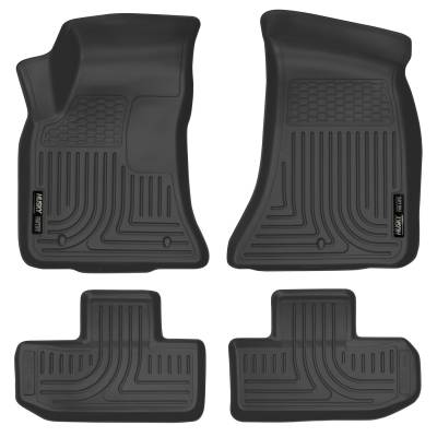 Husky Liners - Husky Liner Weatherbeater Front/Rear Floor Liners Black for Challenger 99171